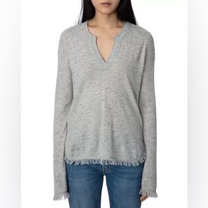 Zadig & Voltaire Cashmere Riviera Rhinestone Sweater